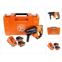 FEIN ABH 18 Tassellatore a batteria 2,0J / 18V / SDS-plus in valigetta da trasporto + 2x Batterie 6,0 Ah + Caricabatterie FEIN ALG 80 características