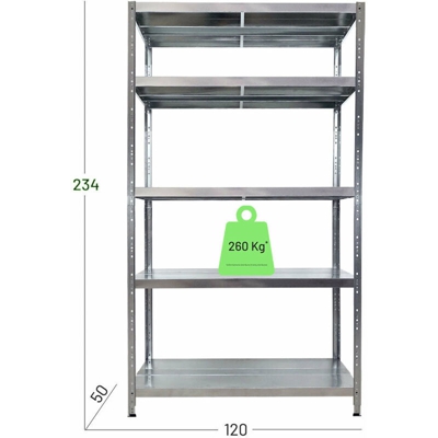 Scaffalatura zincata maciste ad incastro - GRIMA