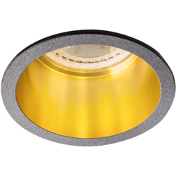 faretto incasso decoratico spag 0 mm 220-240 volt CE IP20 alluminio fisso interno nero-oro tondo kan 27326 - KANLUX precio