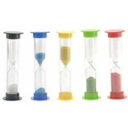 Set di 5 clessidre frazioni di tempo diverse, conta tempo per giochi e/o cucina - EGLEMTEK en oferta