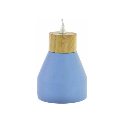 Lampadario Dekodonia Legno Cemento (15 x 15 x 21 cm)