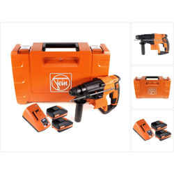 FEIN ABH 18 Tassellatore a batteria 2,0J / 18V / SDS-plus in valigetta da trasporto + 2x Batterie 3,0 Ah + Caricabatterie FEIN ALG 80 precio