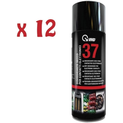 12 Bombolette Spray Disossidante Secco Per Contatti Elettrici 400 Ml Vmd 37