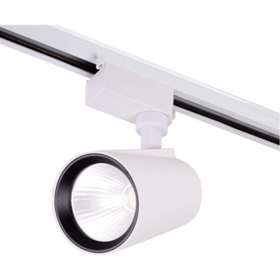 Led Luce Da Binario Monofase 30W 36º 2700Lm 30,000H Bianca [HO-FC-30W-W-CW] | Bianco Caldo (HO-FC-30W-W-CW) - GREENICE