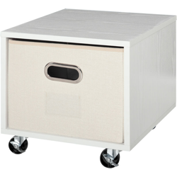 Vinsetto Cassettiera Portadocumenti Ufficio in Legno con Ruote e Cassetto Estraibile en oferta