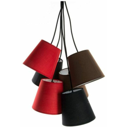 Lampadario Stoffa Ferro Con stoffa (40 x 100 cm) - Dekodonia precio