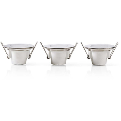 Nedis Proiettore LED da incasso | 4,6 W | 350 lm | Pacco da 3 NE550677969