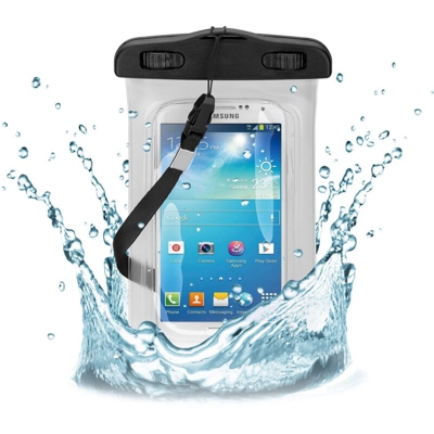 Custodia da Spiaggia Impermeabile per Smartphone fino a 5'' - Goobay