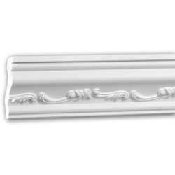 Cornice soffitto parete 150192 Profhome modanatura tipo stucco stile neoimpero bianco 2 m - PROFHOME DECOR en oferta