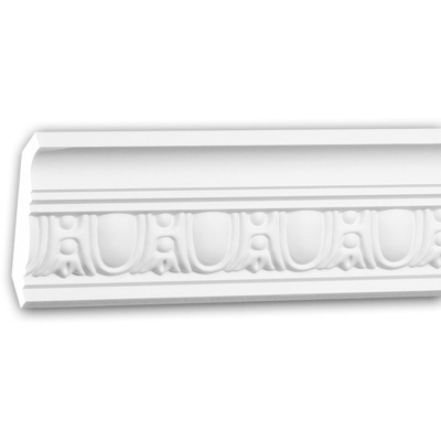 Cornice soffitto parete 150200 Profhome modanatura tipo stucco stile neoclassico bianco 2 m - PROFHOME DECOR