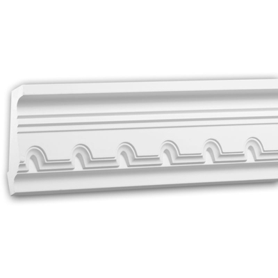 Cornice soffitto parete 150283 Profhome modanatura tipo stucco stile neoclassico bianco 2 m - PROFHOME DECOR