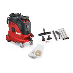 Flex Aspiratore di sicurezza con pulizia filtro automatica, 42 l, classe M VCE44MAC-Kit + Sacchetti filtranti in nylon (5 pz.) - 471216 en oferta