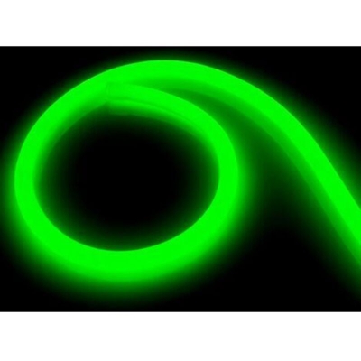 Ledkia - Striscia Neon LED Regolabile 220V AC 120 LED/m Circolare 360 Verde IP67 su Misura 7m