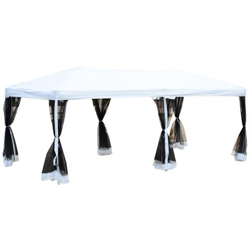 Gazebo Tenda Da Giardino Impermeabile Pieghevole Con Zanzariera 3ã—6m características