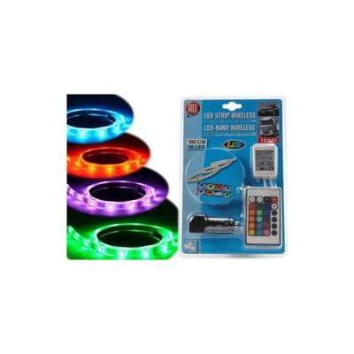 Striscia con 30 Led RGB Multicolore con Telecomando Cambio Colore - LGVSHOPPING