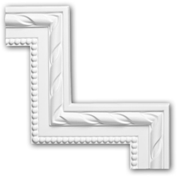 Elemento angolare 152294 Profhome elemento decorativo stile neoclassico bianco - PROFHOME DECOR características