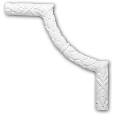 Elemento angolare 152300 Profhome elemento decorativo stile rococò barocco bianco - PROFHOME DECOR