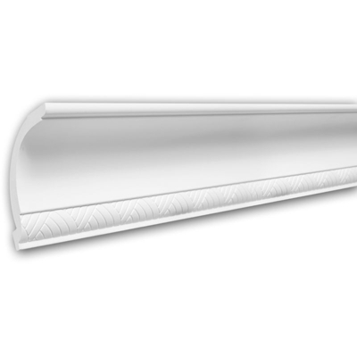 Cornice soffitto parete 150202 Profhome modanatura tipo stucco design moderno bianco 2 m - PROFHOME DECOR