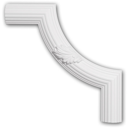 Elemento angolare 152361 Profhome elemento decorativo design classico senza tempo bianco - PROFHOME DECOR en oferta