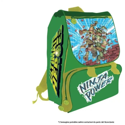 Zaino Cartella per la Scuola Estensibile 40 cm Turtles Tartarughe Ninja - LGV