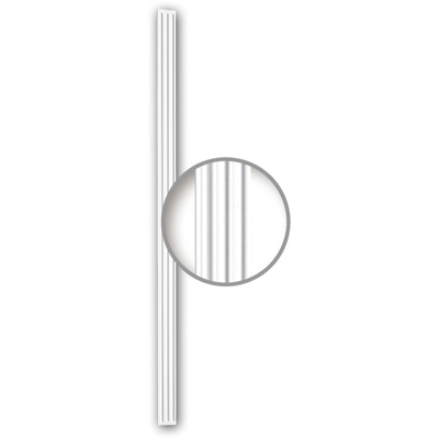Fusto di pilastro 122050 Profhome elemento decorativo stile neoclassico bianco - PROFHOME DECOR