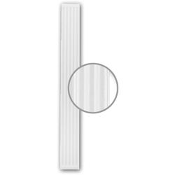 Profhome Decor - Fusto di pilastro 122200 Profhome elemento decorativo stile neoclassico bianco precio