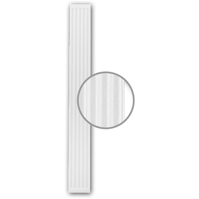 Profhome Decor - Fusto di pilastro 122200 Profhome elemento decorativo stile neoclassico bianco