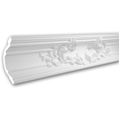 Profhome Decor - Cornice soffitto parete 150167 Profhome modanatura tipo stucco stile rococò barocco bianco 2 m