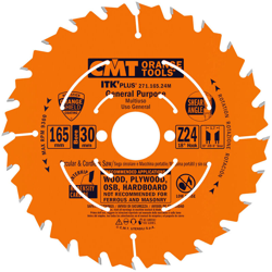 271.165.24M Lama Circolare (Ultra Itk) Hw 165X1.7/1.1X30 Z24 Atb+S - CMT ORANGE TOOLS en oferta