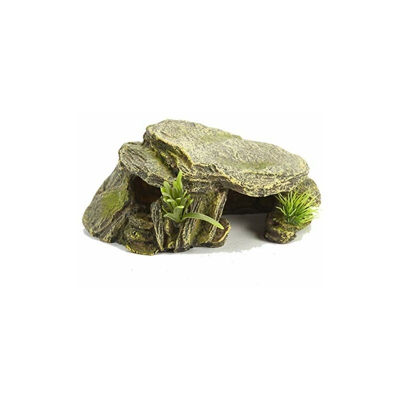 Pet Ting Stone caverna geco rettile lucertola copertura vivario, 16 cm
