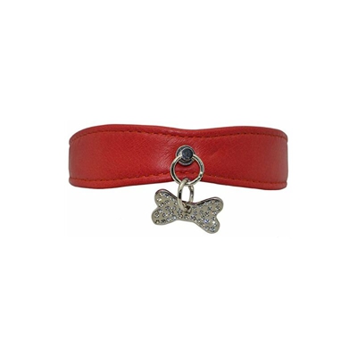 Bobby Halsband OS Crystal, GrÃ¶Ãe 40, Rubin