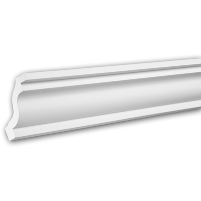 Profhome Decor - Cornice soffitto parete 150143F Profhome modanatura cornice flessibile modanatura tipo stucco stile neoclassico bianco 2 m