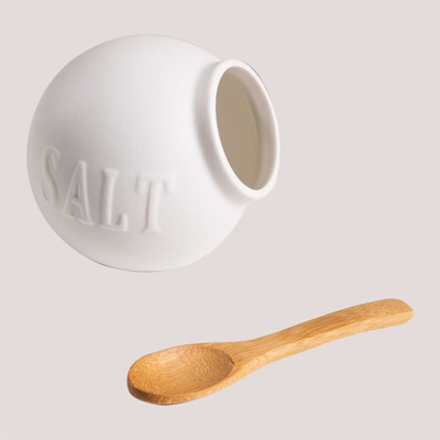 Saliera Treska Bianco Ceramica - Sklum