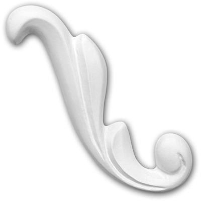 Elemento decorativo 160008 Profhome stile rococò barocco bianco - PROFHOME DECOR
