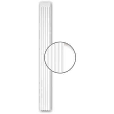 Profhome Decor - Fusto di pilastro 122030 Profhome elemento decorativo stile neoclassico bianco