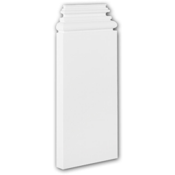 Profhome Decor - Base di pilastro 123400 Profhome elemento decorativo design classico senza tempo bianco en oferta