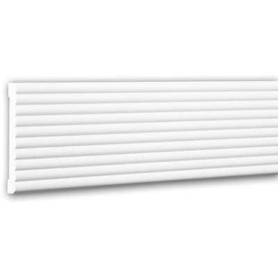 Profhome Decor - Cornice Parete 151374F Profhome modanatura tipo stucco cornice flessibile modanatura design moderno bianco 2 m