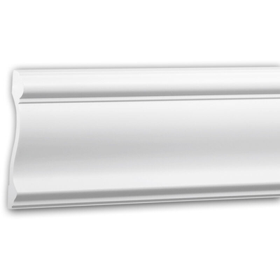 Profhome Decor - Cornice Parete 151367F Profhome modanatura tipo stucco cornice flessibile modanatura stile neoclassico bianco 2 m