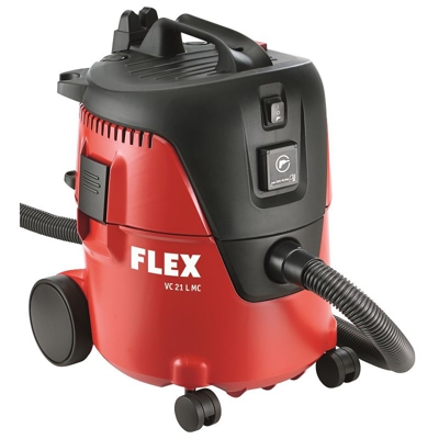 Flex Aspiratore di sicurezza con funzione pulizia filtro manuale, 20 l, classe L, VC21L MC + Sacchetti filtranti in nylon - 409979