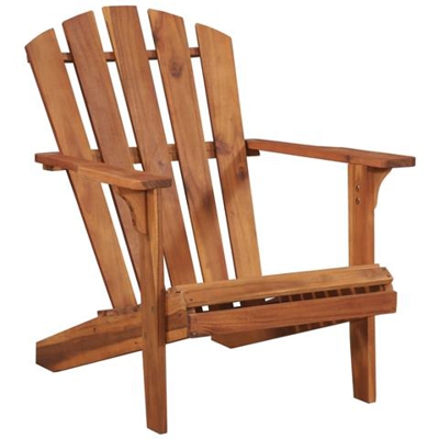 Sedia da Giardino Adirondack in Legno Massello di Acacia