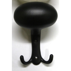 Masidef - Appendiabito In Ottone Finitura Nero Opaco A 3 Posizioni en oferta