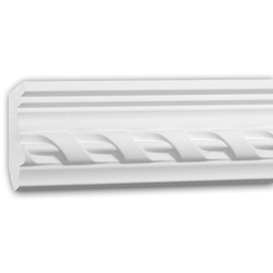 Cornice soffitto parete 150289 Profhome modanatura tipo stucco stile neoimpero bianco 2 m - PROFHOME DECOR características