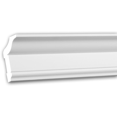Cornice soffitto parete 150174 Profhome modanatura tipo stucco stile neoclassico bianco 2 m - PROFHOME DECOR