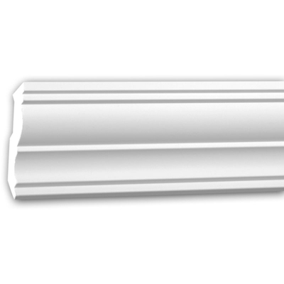 Cornice soffitto parete 150288 Profhome modanatura tipo stucco stile neoclassico bianco 2 m - PROFHOME DECOR