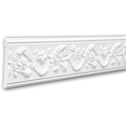 Profhome Decor - Cornice Parete 151349F Profhome modanatura tipo stucco cornice flessibile modanatura stile neorinascimentale bianco 2 m en oferta