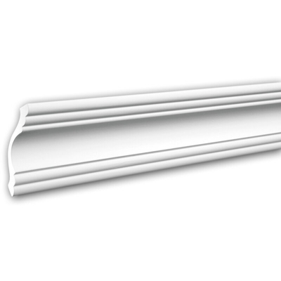Cornice soffitto parete 150102F Profhome modanatura cornice flessibile modanatura tipo stucco stile neoclassico bianco 2 m - PROFHOME DECOR