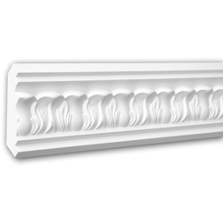 Profhome Decor - Cornice soffitto parete 150195F Profhome modanatura cornice flessibile modanatura tipo stucco stile neoclassico bianco 2 m en oferta
