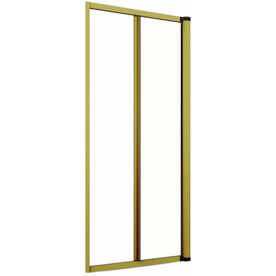 Milo - Zanzariera a rullo 'Gold roll' per porte e finestre adattabile su misura in kit -LATERALE / 160 X H 250 CM / BRONZO OSSIDATO