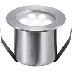 Paulmann 98869 Faretto Professionale da Pavimento EBL, Rotondo, IP65, 4 x 0,6 W, 44 mm, in Acciaio Inox - Osram características
