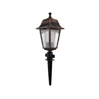 Homemania - Lampada da Terra Optic - Piantana - da Soggiorno, Salotto, Pavimento - Rame in ABS, 15 x 15 x 50 cm, 1 x E27, Max 20W